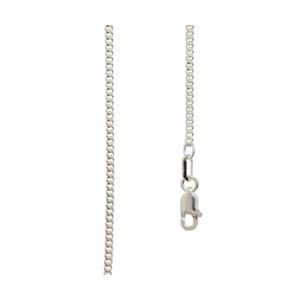 Silver Necklace - Curb Chain 1.5mm x 40cm