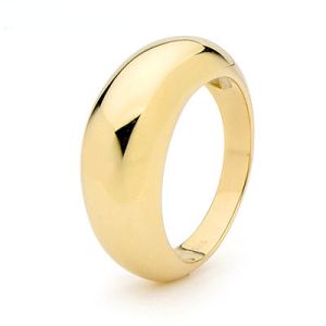 Gold Ring - Dome Polished