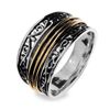 Silver and Gold Ring - Size N