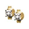Diamond Gold Earrings .02ct