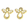 Diamond Gold Earrings - Angels