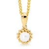 Pearl Gold Pendant - Freshwater
